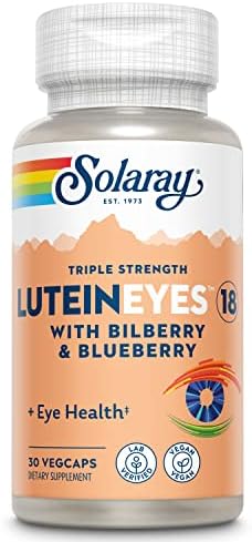 SOLARAY Triple Strength Lutein Eyes, Eye Vitamins, 30 Servings