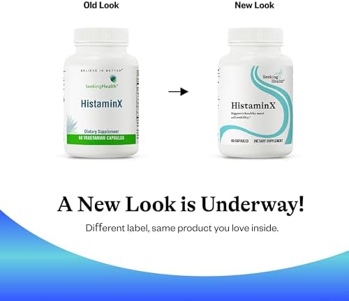Seeking Health HistaminX - Supplement with Bromelain & Flavonoids - Formula Aids Healthy Swelling Responses & Seasonal Comfort - Support Immune
