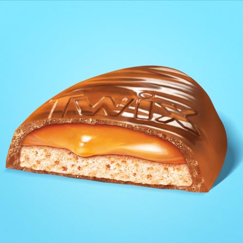 TWIX Full Size Milk Chocolate Caramel Cookie Candy Bars, Bulk, 36 ct | Crunchy cookie and chewy caramel in full size bars individually wrapped, for party favors, sharing, movie nights, gift box