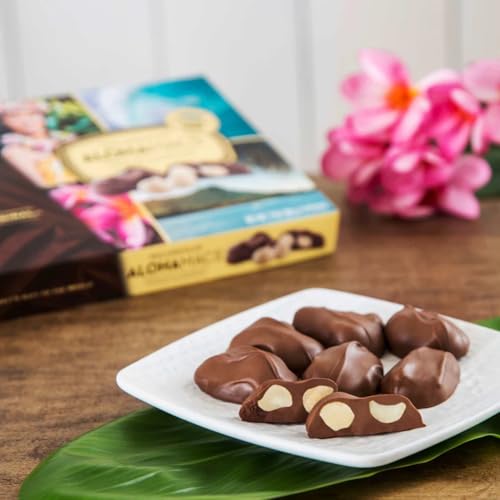 Hawaiian Host Aloha Macs Milk Chocolate Macadamia Nuts (6 ounce box, 12 pieces) (1 Box)