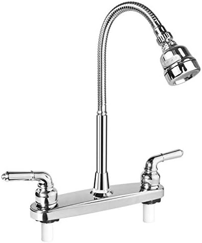RV Kitchen Faucet,Camper RV Sink Faucets Kitchen Replacement,8 inch 2 Hole
