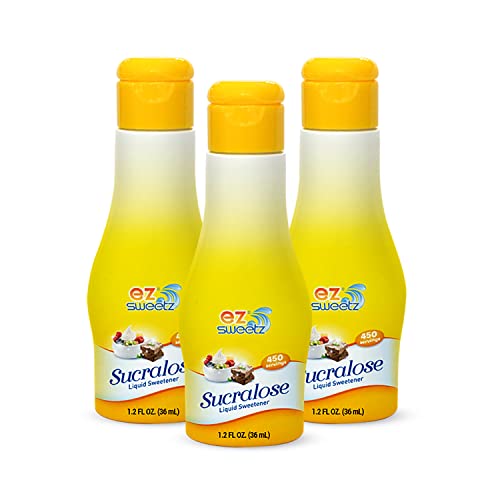 EZ-Sweetz (2 Pack 1.05oz - Liquid Sweetener 400 Servings/Bottle)