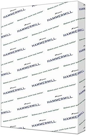 Hammermill Printer Paper, Premium Color 32 lb Copy Paper, 8.5 x 11-1 Ream (500 Sheets) - 100 Bright, Made in the USA, white (102630)