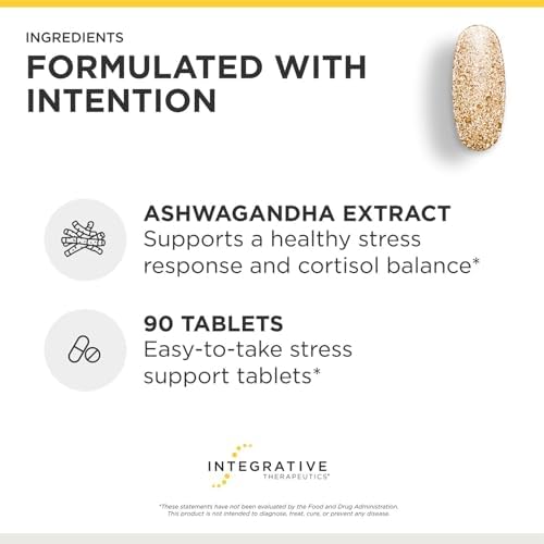 Integrative Therapeutics Cortisol Manager - Balance Cortisol & Support Relaxation for Restful Sleep* - Includes Ashwagandha & L-Theanine for Confidence with Less Stress* - 30 Tablets