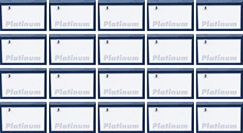 50 Platinum Double Edge Razor Blades Made in Russia