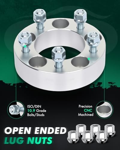 SCITOO 1.5" Wheel Spacers 5x4.5 Fit for NISSAN for Pathfinder 4Pcs Silver