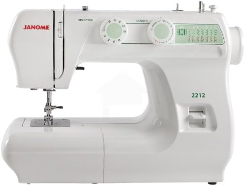 Janome 2212 Front-Loading Sewing Machine with 12 Built-In Stitches | 12 Built-In Stitches