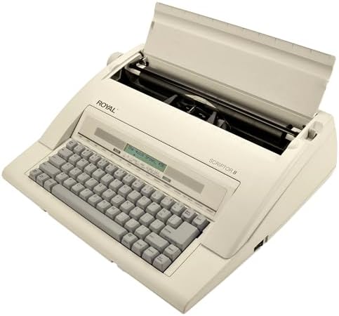 ROYAL 69147T Scriptor II Typewriter, White
