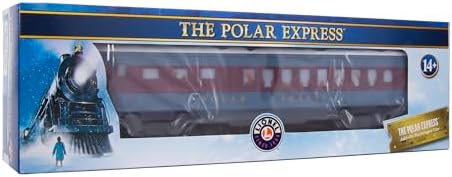 Lionel The Polar Express Diner Car – O Gauge Model Train Car with Interior Lighting, Diecast Trucks, Operating Couplers & Holiday Snow Roof, Age 14+