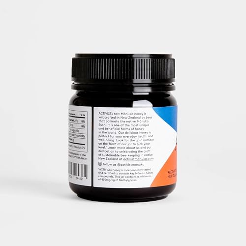 ACTIVIST - 850+ MGO Raw Manuka Honey (8.8 oz| 250 g)