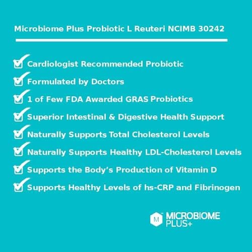Microbiome Plus Gastrointestinal Probiotics L Reuteri NCIMB 30242 GI Digestive Supplements Capsule