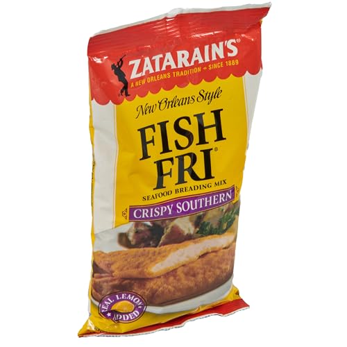 Zatarain's Crispy Southern Fish Fri Seafood Breading Mix, 24 oz (Pack of 8)