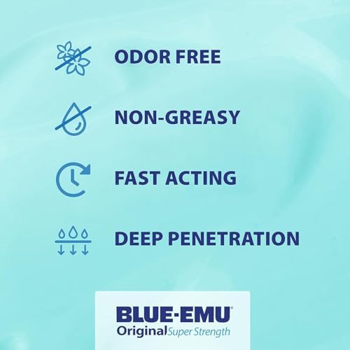 BLUE-EMU Original Super Strength Cream, Daily Muscle & Joint Support