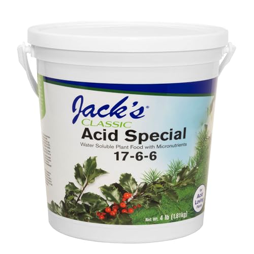 Jack's Classic 17-6-6 Acid Special Water-Soluble Fertilizer, 1.5lb | Powdered, Targeted Micronutrient Package, for Vegetative Growth and Blooms in Acid-Loving Plants, Liquid Root Drench