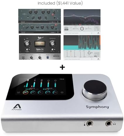Apogee Symphony Desktop Elite USB-C Audio Interface for Recording & Mixing