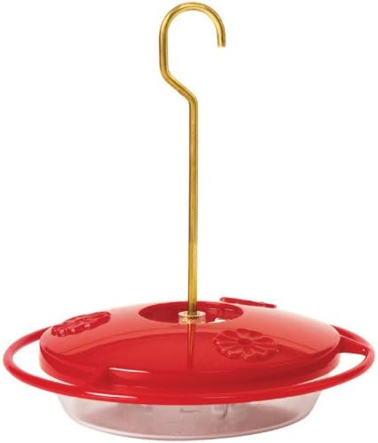 Aspects 153 Mini Hummzinger Hummingbird Feeder, 8-Ounce , Red