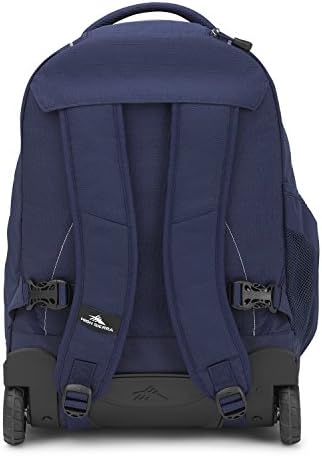 High Sierra Freewheel Wheeled Laptop Backpack, True Navy, 20.5 x 13.5 x 8-Inch
