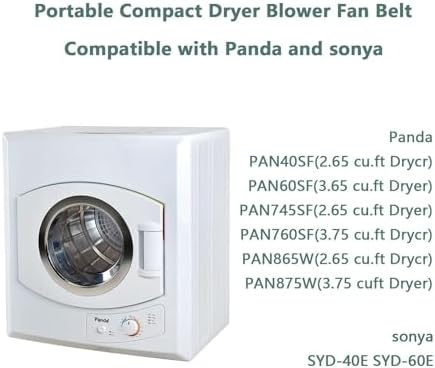 Portable Compact Dryer Blower Fan Belt for Panda PAN40SF/60SF Sonya SYD-40E/60E