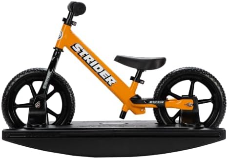 Strider Sport 2-in-1 Rocking Bike, Ages 6 Months–4 Years | For 12 Model, Converts Baby Rocking Toy to Toddler Balance Bike, Tool-Free Adjustments, Wide and Stable Base, Durable Plastic