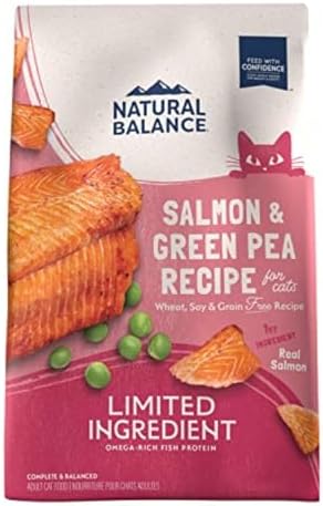 Natural Balance Limited Ingredient Adult Grain-Free Dry Cat Food - Balanced Nutrition - Soy-Free