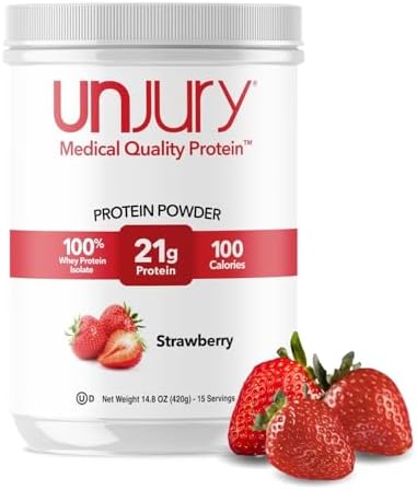 Unflavored Protein Powder | 21g 100% Whey Isolate Protein Powder | Unflavored Whey Protein Powder | Low Carb and Sugar Free Whey Protein Isolate | Gluten Free | Certified Kosher | 15 Servings
