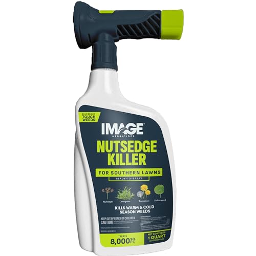 Image Herbicide Nutsedge Killer for Southern Lawns, 32 fl oz | Weed killer spray for Bermudagrass, Zoysiagrass, St. Augustinegrass