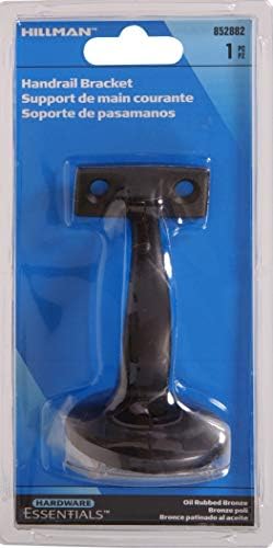Hardware Essentials 852882 Ornamental Handrail Brackets Oil Rubbed Bronze