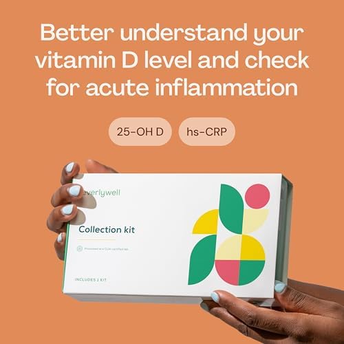 Everlywell At-Home Vitamin D and Inflammation Test Collection Kit for Women and Men, with Accurate Results from a CLIA-Certified Lab Within Days