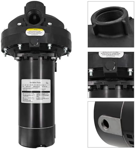 FP5182-08 2HP 230V Self-Priming Sprinkler Pump Replacement for Flotec | Irrigation Sprinkler Pump 12A 50PSI 69GPM Replacement for Flotec Water Pump
