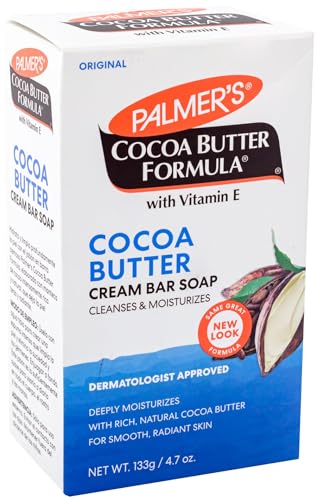 Palmer's Cocoa Butter Cream Soap, Daily Skin Therapy Formula (Pack of 12) | Deeply Moisturizing & Cleansing with Vitamin E, Intensely Rich , Natural Cocoa Butter for Smooth, Radiant Skin
