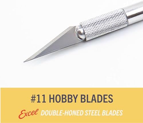 Excel Blades #11 15-Pack Craft Knife Replacement Blades With Dispenser