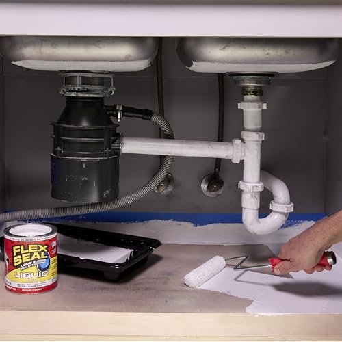 Flex Seal Liquid, Rubber Coating Sealant, Waterproof, Flexible, Breathable, and UV Resistant, Roof Repair, Basements, RV, Campers, Trailers, Marine