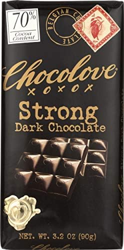 Chocolove, Strong Dark Chocolate Bar, 3.2 oz