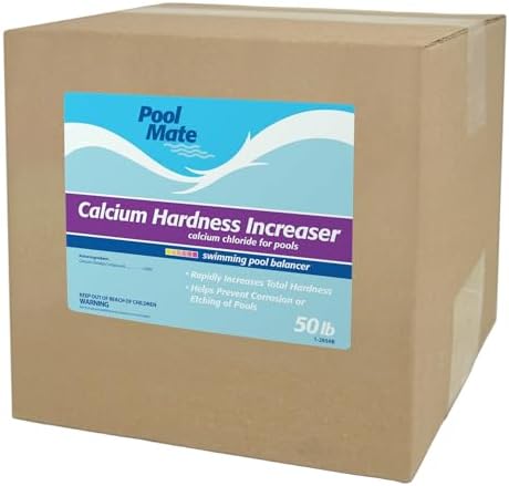 Pool Mate 8-Pounds Premium Calcium Hardness Increaser for Pools | Calcium Up, 100% Calcium Chloride, 8 ounces raises calcium hardness level 10 ppm per 5,000 gallons of water