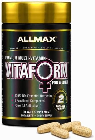 ALLMAX Vitaform Multivitamin Tablets for Women, 60 Count