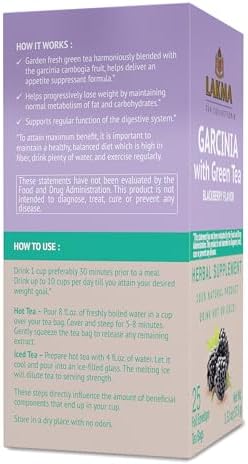 HYLEYS Lakma 14 Day Weight Loss Kit Green Tea - 42 Tea Bags