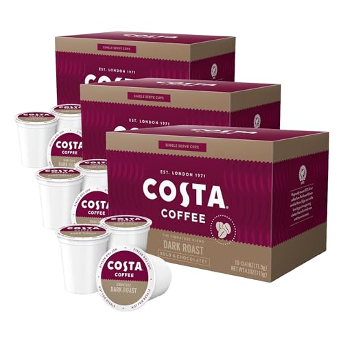 Costa Coffee Pods Medium Roast, Signature Blend, 10 Count