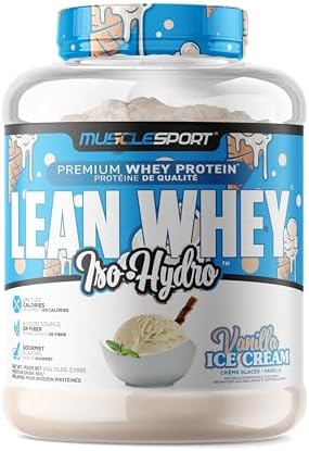 Musclesport Lean Whey Revolution™ Protein Powder - Whey Protein Isolate - Low Calorie, Low Carb, Low Fat