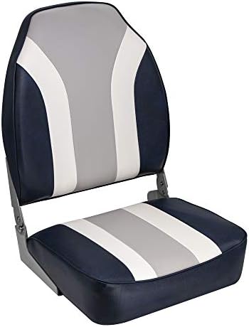 Wise Classic Stripe High Back Boat Seat