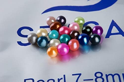 Freshwater Round Oyster Pearl Cultured Oysters with Pearls Inside 20 PC (7-8mm)