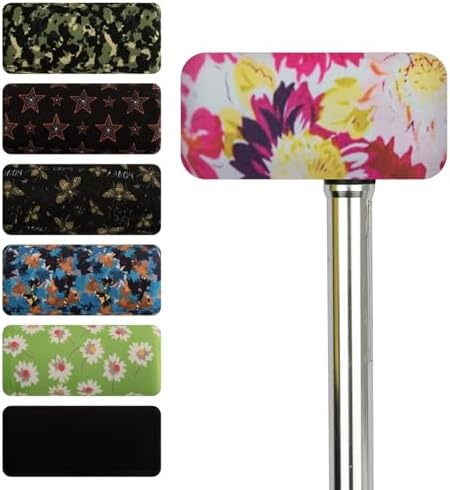 SPRING SEAON Cane Handle Pad Cover,T-Handle Grip Cushion for Walking Canes