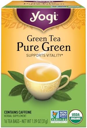 Yogi Tea, Green Tea Pure Green, 16 Count