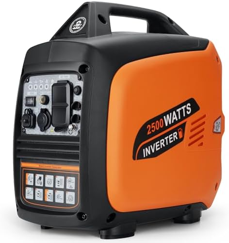 Oxseryn 2800-Watts Portable Inverter Generator, Gas Generators for Home Use, Camping, Super Quiet Emergency Home Backup, with Fuel Shut Off, 1.1Gal Fuel Tank, 39Lbs, EPA Compliant