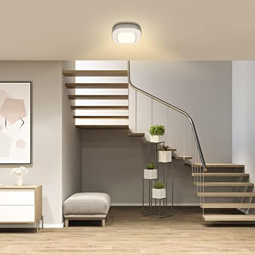 Motion Sensor LED Ceiling Light Battery Operated, Wireless 300LM Indoor