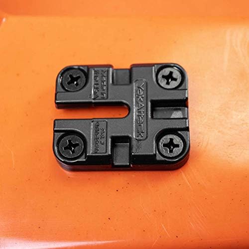 YakAttack MightyMount II | Compact Track Mount for Kayak Accessories | LockNLoad & T-Bolt Compatible | Includes Mounting Hardware | 2" x 2.375" x