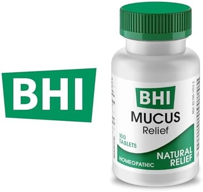 MediNatura BHI Mucus Relief - Natural Mucus-Relief Tablets to Relieve Coughing & Nasal Congestion - Fast-Acting & Chewable - Plant-Based