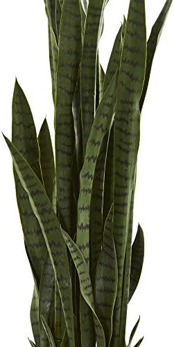 Nearly Natural 48 in Artificial Sansevieria Snake Plant with Pot
