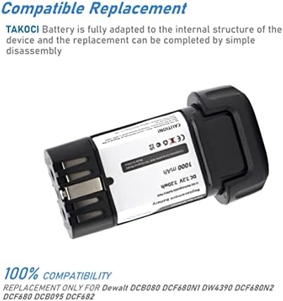 8V Max Replacement Battery for DCB080 DW4390 DCF680N1 DCF680N2 DCF680G2