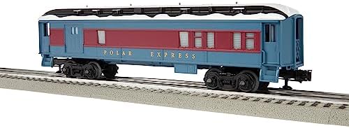Lionel Warner Brothers The Polar Express Combination Car – O Gauge Model Train Passenger Car with Diecast Trucks, Operating Couplers