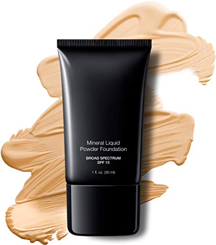 Jolie Mineral Liquid Powder Foundation SPF 15 1 Fl. Oz. Hypoallergenic - For All Skin Types (Cream Beige)